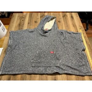 Stormy Kromer Shirts Unisex Size OSFM Tall Blue Cotton Hoodie Pocket